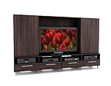 Sonax Contemporary Entertainment Center in Ebony Pecan Finish