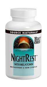 Source Naturals NightRest with Melatonin, 100 Tablets