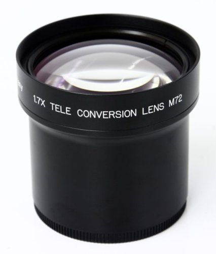 1,7 Tele Objektiv für Canon XH-A1,XL-H1A,XH-G1,XL-H1,XL-H1S,XL2,XL1,XL1s,XL2s,XH-G1s,XH-A1s
