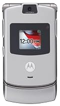 Motorola RAZR V3 Unlocked Cell Phone with Camera, Video Player--International Version with No Warranty (Silver)
