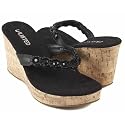 Unlisted by Kenneth Cole Sole Purpose Black sandals