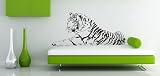 WANDTATTOO TIGER AFRIKA LÖWE WANDAUFKLEBER WANDSTICKER WALLPRINT (Größe 57 x 130 cm) Nr.118
