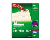 413r8v2Ve8L. SL160  Avery® Red File Folder Labels for Laser and Inkjet Printers with  TrueBlock