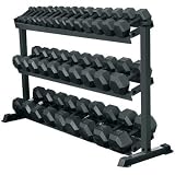 York Barbell 3 Tier Pro-Hex Rack