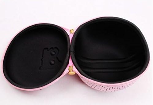 Top Estore Portable Crush Resistance Bra Underwearstorage Bag Travel Zipper Round Pink Dot Bra Organizer