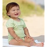 Infant Organic Lap Shoulder Creeper by Rabbit Skins