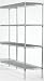 Tools & Hardware : Omega AO186086 86" High, Add On Unit, 18" Deep x 60" Wide