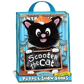 Scooter the Cat Puppet Show Book Tote Set by Lisa LeLeu Studios