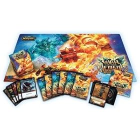 World of Warcraft Trading Card Game War of the Elements Epic Collection (includes storage box, play mat, 6 booster packs, guide, 5 random foil heroes & a loot card)