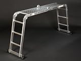 7 WAY COMBINATION LADDER 3.7M COMPLETE WITH PLATFORMS