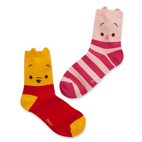 Disney Winnie the Pooh and Piglet Socks for Women