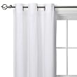 Casual Home Grommet Top Window Panel - White