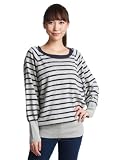 「(コーエン)COEN ボーダーニットチュニック 76306042009 15 MD.Gray FREE」の画像