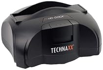 Technaxx Harddisk Dockingstation (unterstützt 6,4cm (2,5") / 8,9cm (3,5") SATA I/II Festplatten) schwarz