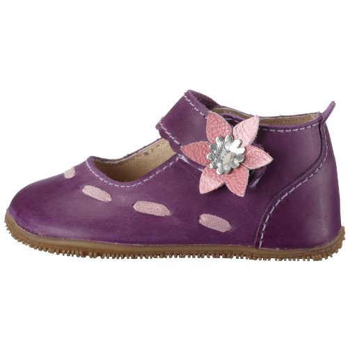 Living Kitzbühel Ballerina Blume 1711, Mädchen Babyschuhe, violett, (Violett 378), EU 23