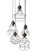 Lazy Susan Wire Five Pendant Lamp