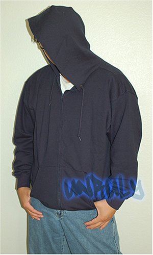 Buy Size: XXL - NAVY Blue, Unruly Athletic Mens Plain Hooded Zip-up  Zipper Fleece Sweatshirt Hoodie by UNRULY