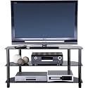 Stand-Easy Trenton 1000 Black Glass TV Stand for up to 43"