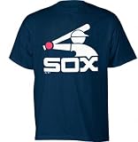 Chicago White Sox -Navy- Cooperstown Throwback Official Logo T-Shirt