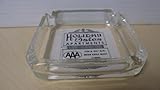 Picture Vintage Ashtray Holiday Isles Apartments 50's 60's Ashtray Approx. 3 1/2 inches across/wide Collectible (Glass)