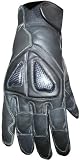 New Womens Black Leather Motorcycle BIKE Gloves