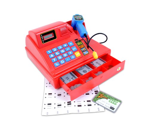 Summit Junior Talking Cash Register - Red