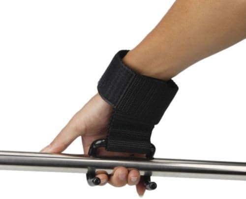 Power Weight Lifting Training Wrist Support Gym Straps Hooks #C596 (One Pair)