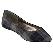 Women's Xhilaration® Saniya Point Toe Flats - Black Plaid