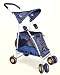 Kyjen Outward Hound Walk 'n Roll Pet Stroller, Navy Blue