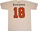 Philadelphia Flyers Mike Richards Captain Name and Number White T Shirt