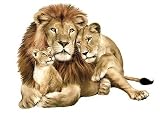 Jungle Animals Peel & Stick  Wall Mural