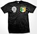 Ireland Crest Retro International Soccer Mens T-shirt, Irish National Pride Mens Shirt, Large, Kelly