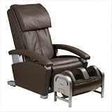 Swede-Atsu Urban Collection Massage Chair with Ottoman in Brown