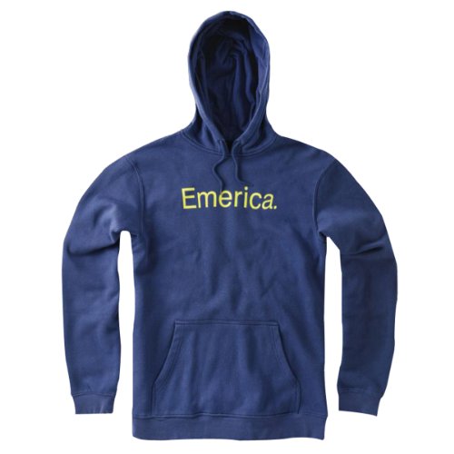 Emerica  Herren Kapuzenpullover PURE SOLID PULLOVER, navy, S, EMEMSW_PURS
