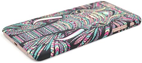 King Animal Totem Tribal Pattern Printing Matte Plain Forest Series Glowing Luminous Glow in the Dark for Iphone 6 Plus/5.5" Case (Elephant)