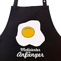MOTIVIERTER ANF�NGER - Kochsch�rze, Grillsch�rze, Latzsch�rze mit verstellbarem Nackenband und Seitentasche