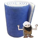 Pond Filter Media 12" Wide x 16 Feet Long x 1.5" Thick (Blue/White)