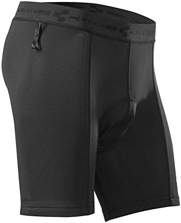 SHAREDIN Mens Biking Liner MTB Cycling Underwear Padded Black