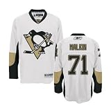 MALKIN #71 Pittsburgh Penguins RBK NHL Premier Hockey Jersey by Reebok (Custom Sewn with Authentic Tackle Twill)
