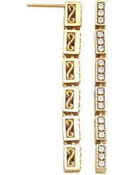 14K Yellow Gold Diamond Earrings - 0.54 Ct. -- LIFETIME WARRANTY