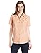 Dickies Women's Short-Sleeve Plaid Western Shirt