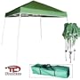 Green - Light Duty 'Instant' Foldable Portable Canopy 10' x 10' Tent - Carrying Pouch Included