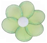 8 Green Single Layer Daisy Flower nylon hanging ceiling wall baby nursery room wedding decor