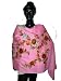Fashion Boutique Tempting Pink Hand Embroidery Kashmir Wrap Shawl