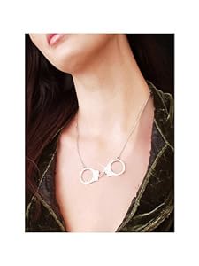 Rhinestone Handcuff Necklace