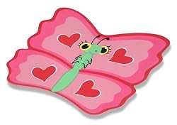 MELISSA & DOUG SUNNY PATCH BELLA BUTTERFLY PLATE