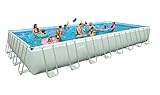 INTEX 32' x 16' x 52" Ultra Frame Rectangular Swimming Pool Set | 54989EG