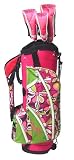 Birdie Babe Womens Ladies Golf Bag Margaritaville Pink Flowered w/ Free Headcovers