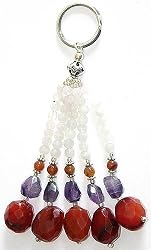 Keychains for Girls in Sterling Silver 4.5 inches (krng228)