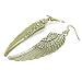 Goldtone Crystal Angel Wing Dangle Earrings Fashion Jewelry